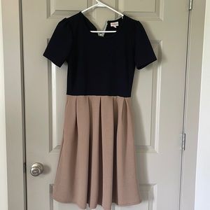Never worn LulaRoe Amelia pleaded dress WITH POCKETS 😁